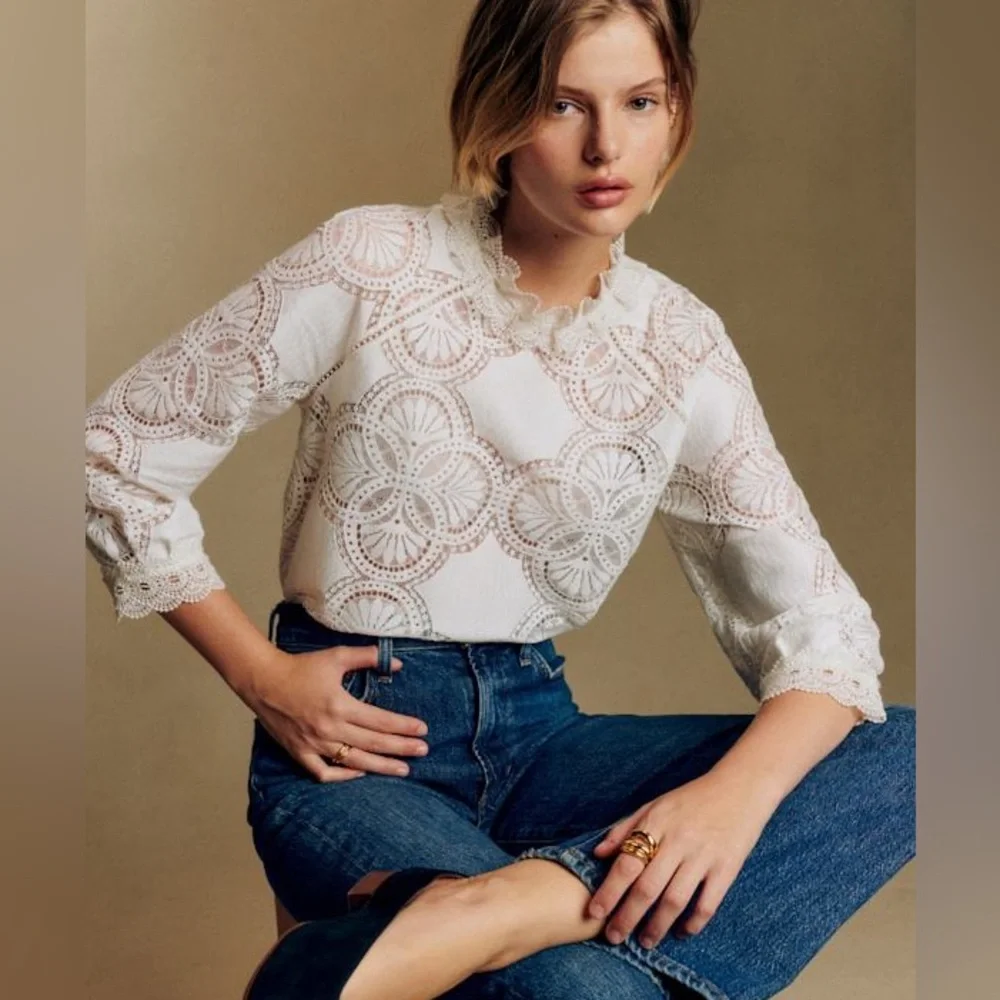 Sezane Bianca Blouse - Picture 2 of 7